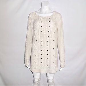 AE Cable Kit Crew Neck Pullover Sweater Sz XL